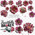 776 BEAUTIFULLY BROKEN LEOPARD FLOWERS - 216 Tumblers