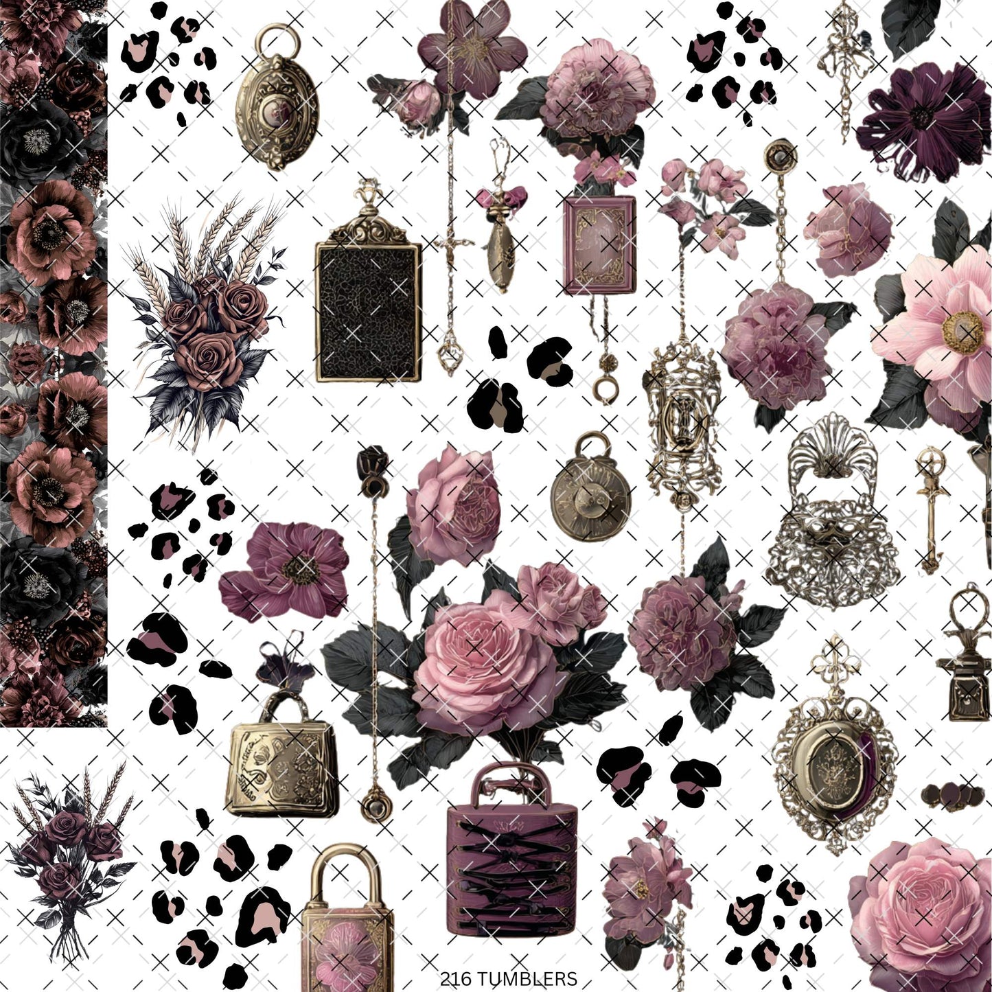 781 VICTORIAN ELEMENTS - 216 Tumblers