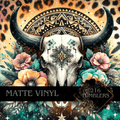 7853 BOHO BULL SKULL - 216 Tumblers