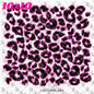261 - PINK LEOPARD SPOTS W/OUTLINES