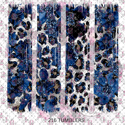 7X7  BLUE STRIPS 12