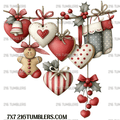 7X7 53 CHRISTMAS STRAND 3 - 216 Tumblers