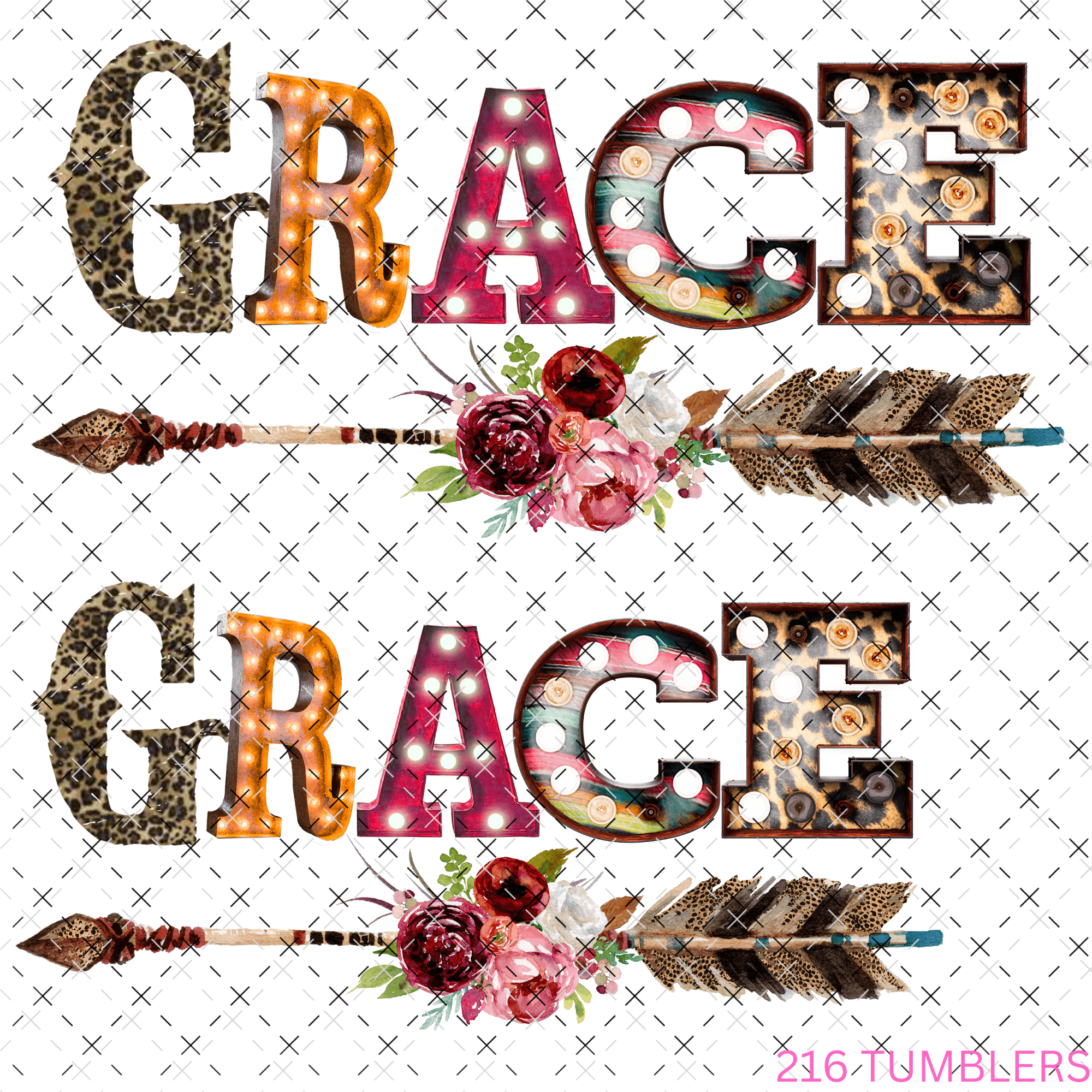7X7 GRACE - 216 Tumblers