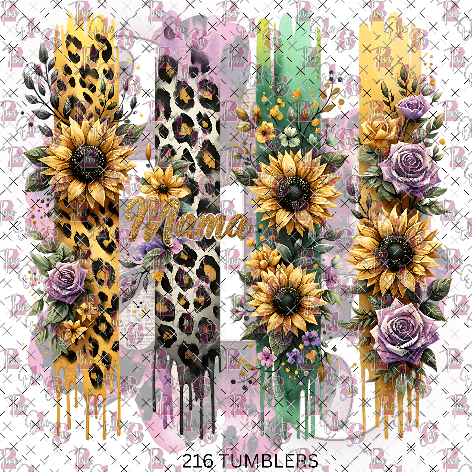 7X7 MAMA 8 - 216 Tumblers
