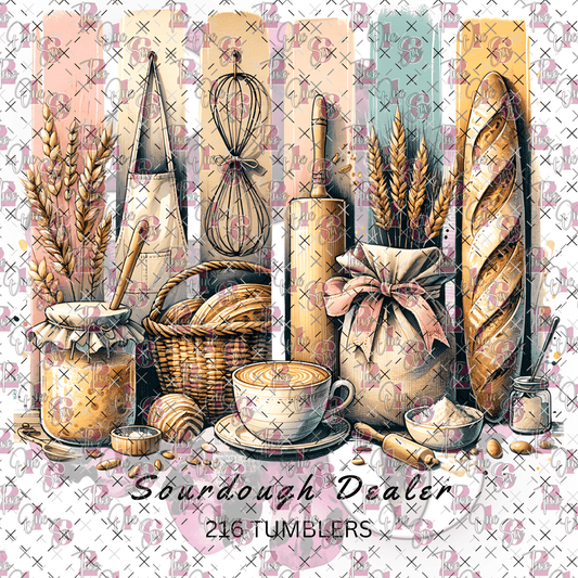 7X7 SOURDOUGH DEALER 16 - 216 Tumblers