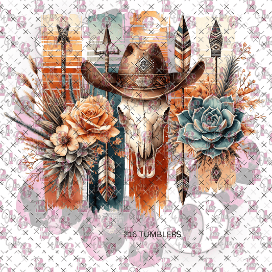 7X7 WESTERN 10 - 216 Tumblers