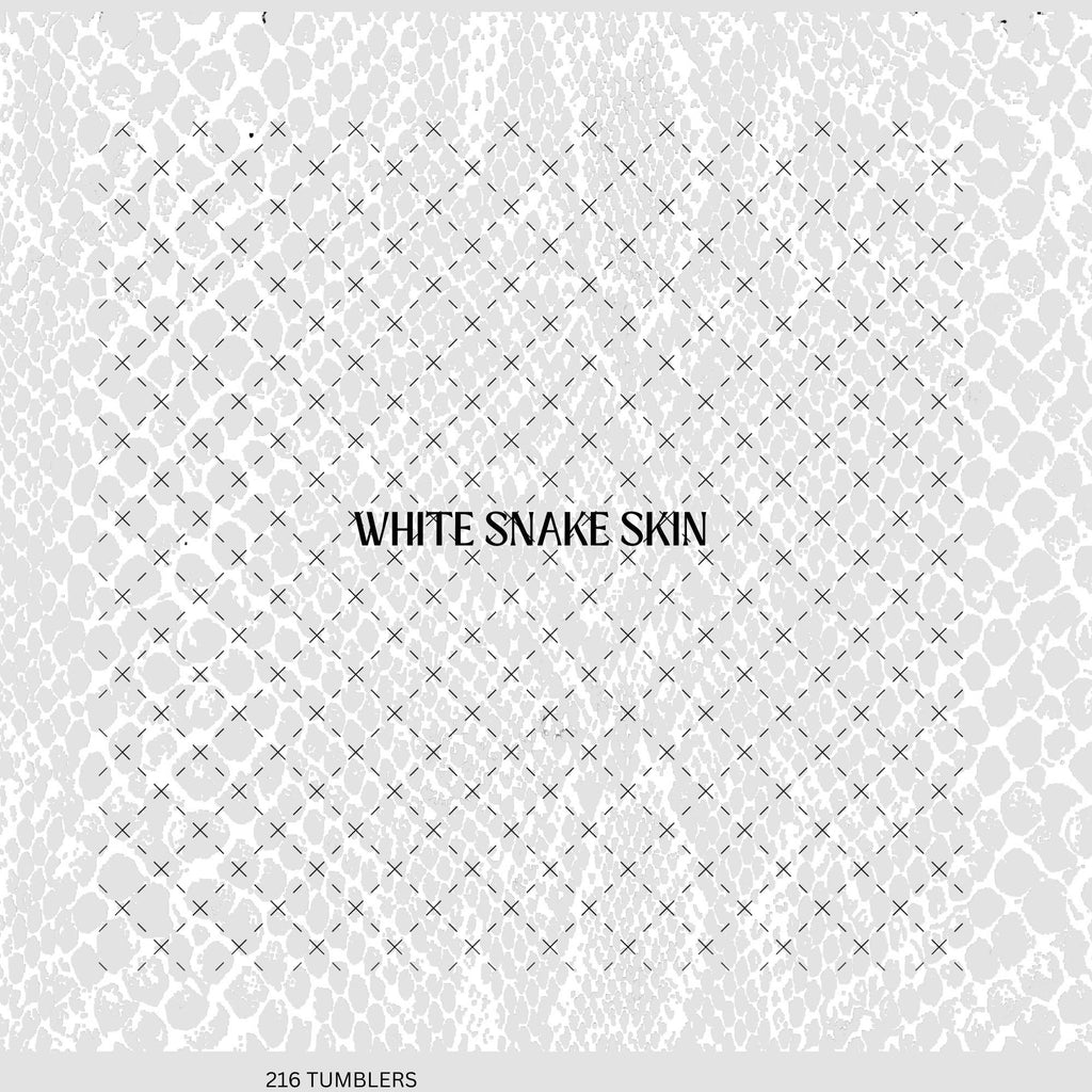 800 WHITE SNAKE - 216 Tumblers