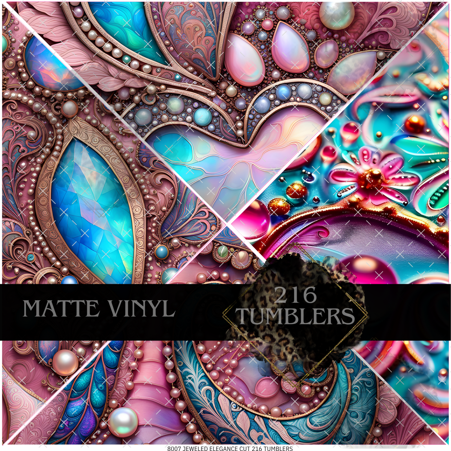 8007 JEWELED ELEGANCE Mixed Media