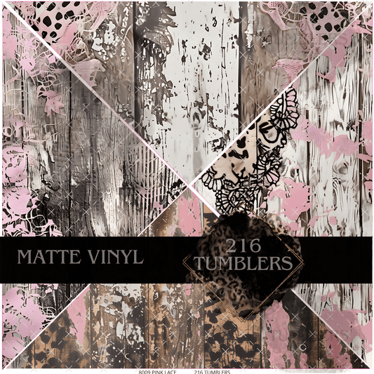 8009 Pink LaceMixed Media - 216 Tumblers