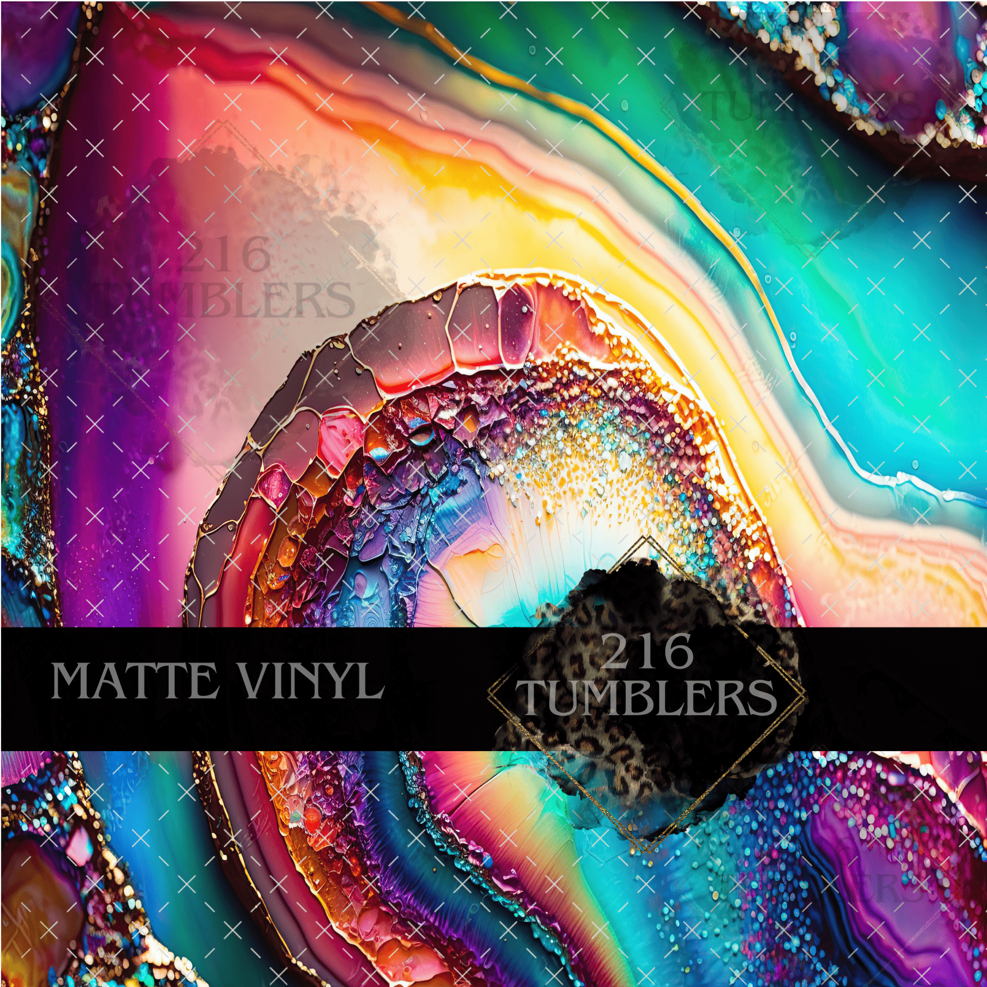 801 Neon Geode - 216 Tumblers