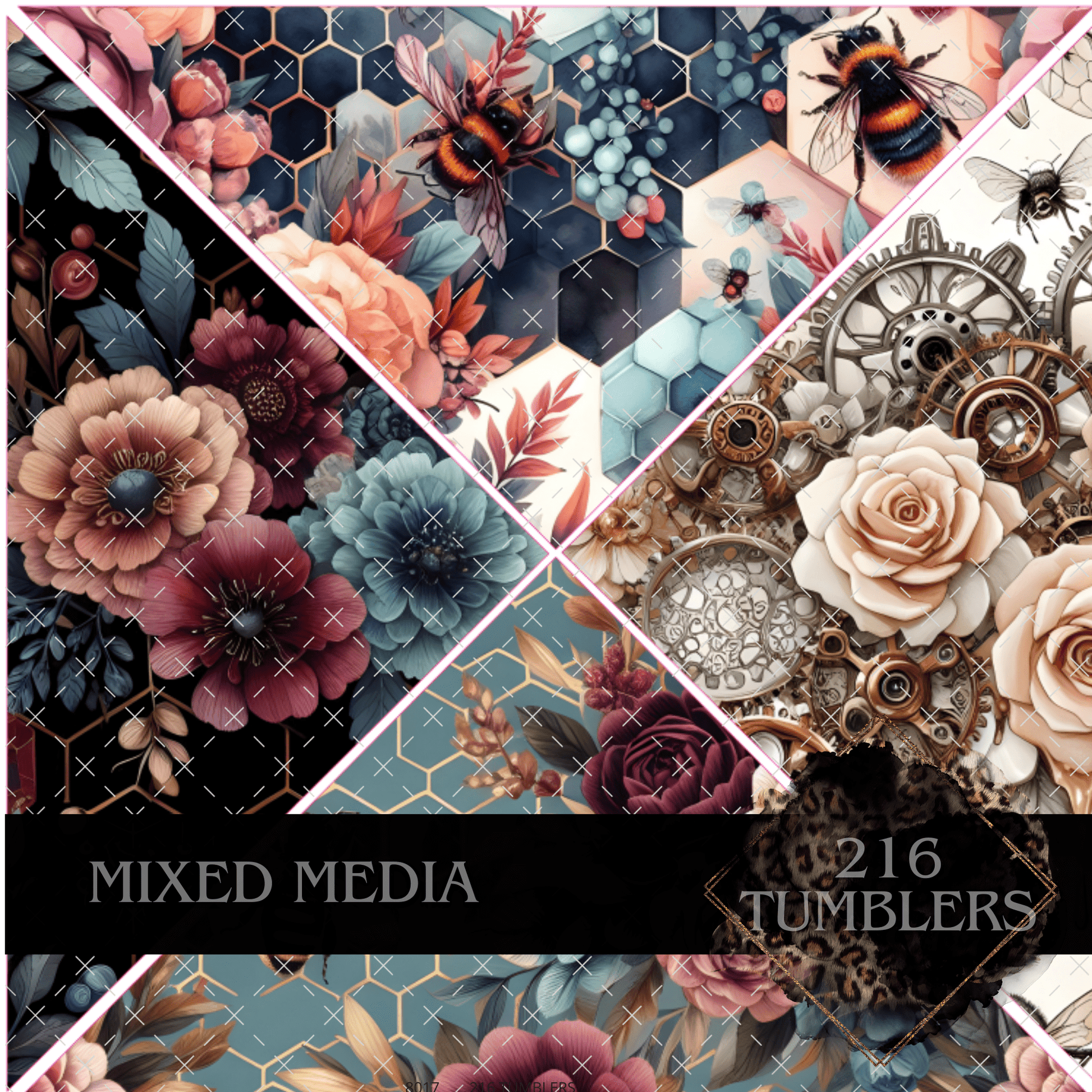 8018 MIXED MEDIA - 216 Tumblers