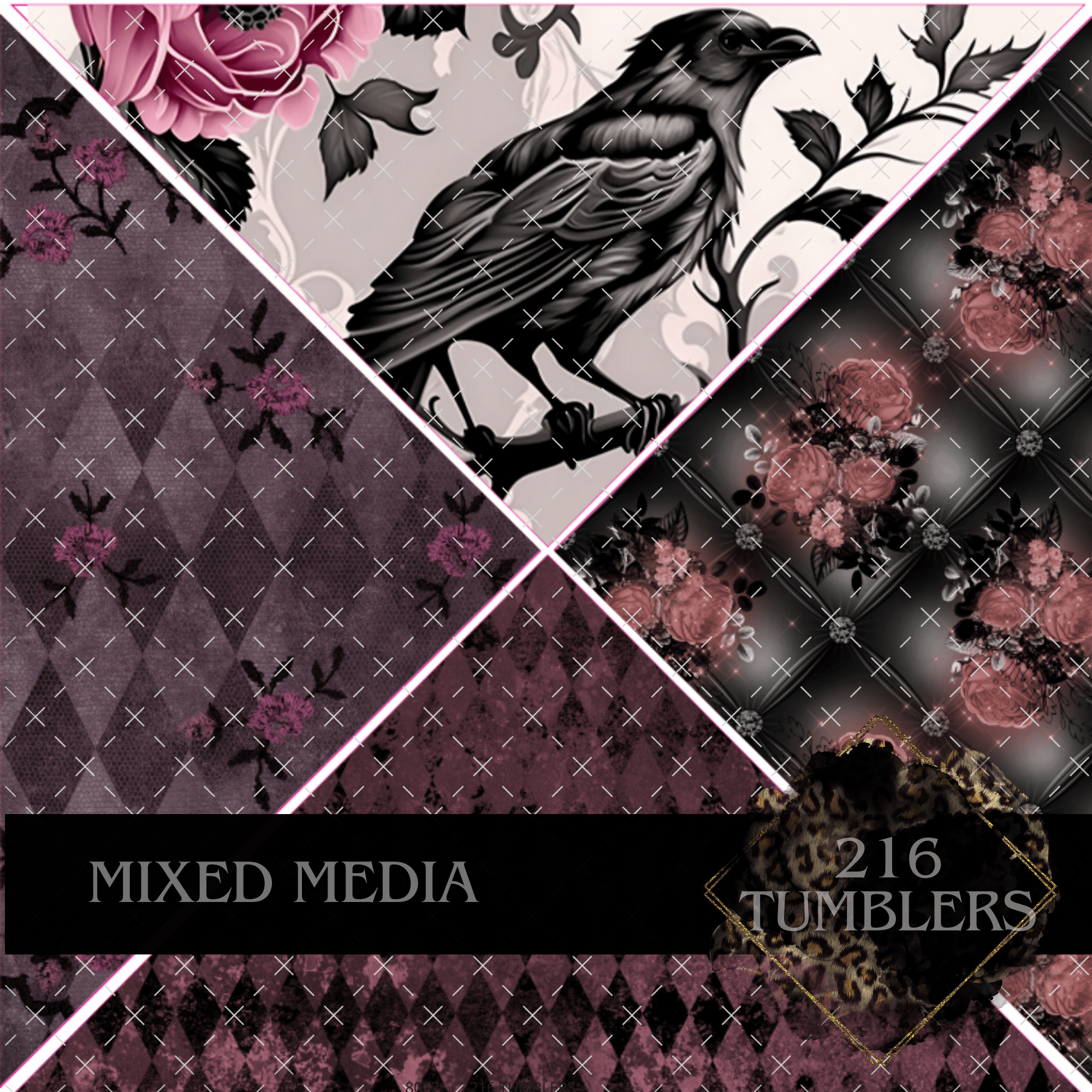 8019 MIXED MEDIA - 216 Tumblers
