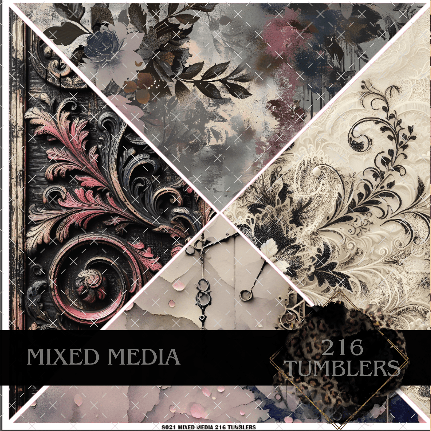 8021 MIXED MEDIA - 216 Tumblers