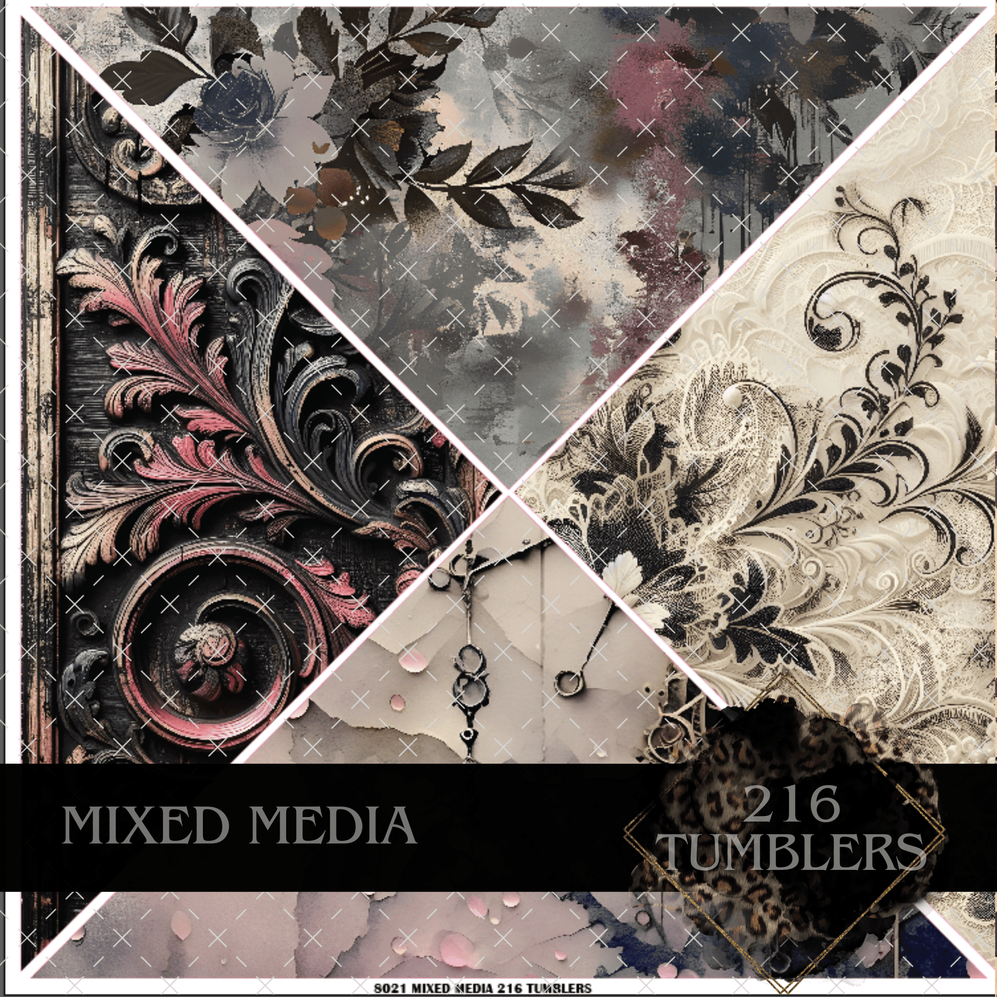 8021 MIXED MEDIA - 216 Tumblers