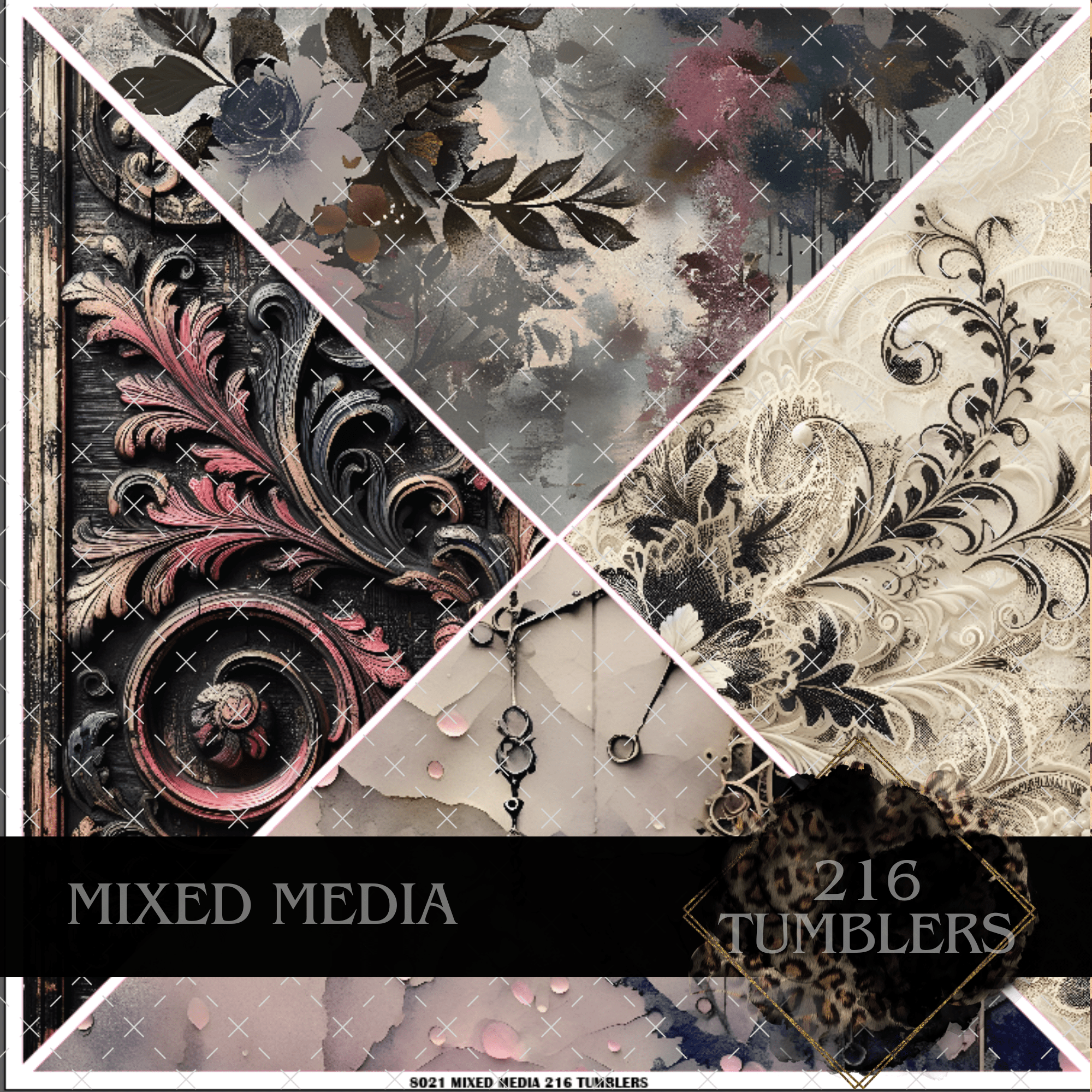 8021 MIXED MEDIA - 216 Tumblers