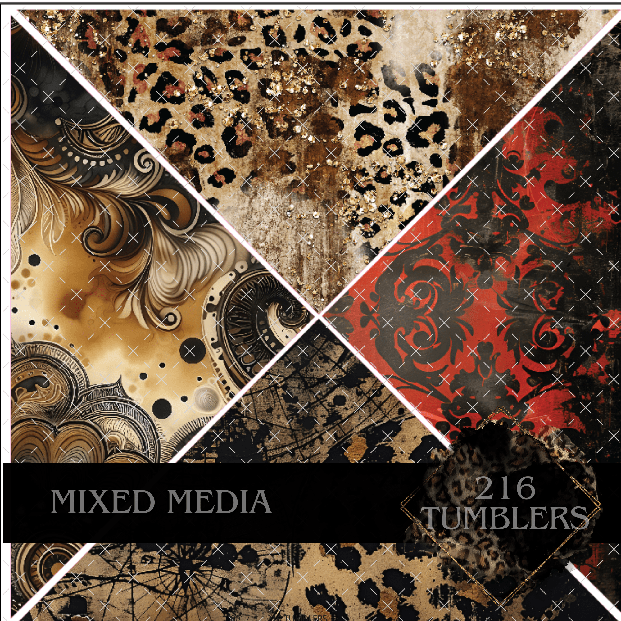 8023 MIXED MEDIA - 216 Tumblers