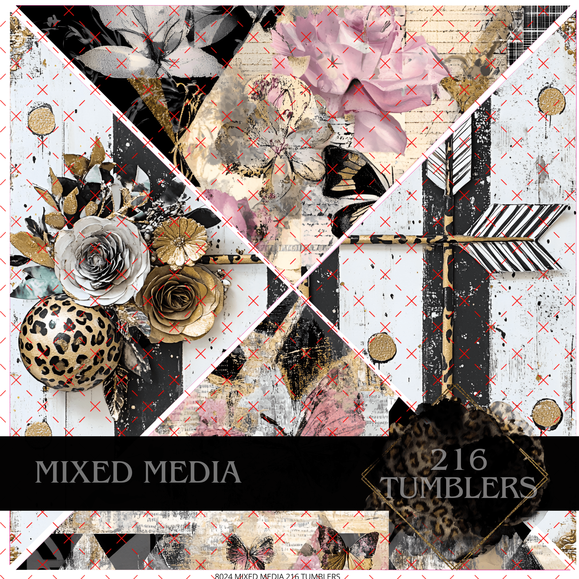 8024 MIXED MEDIA - 216 Tumblers
