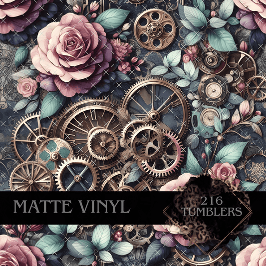 8027 FLORAL STEAM - 216 Tumblers