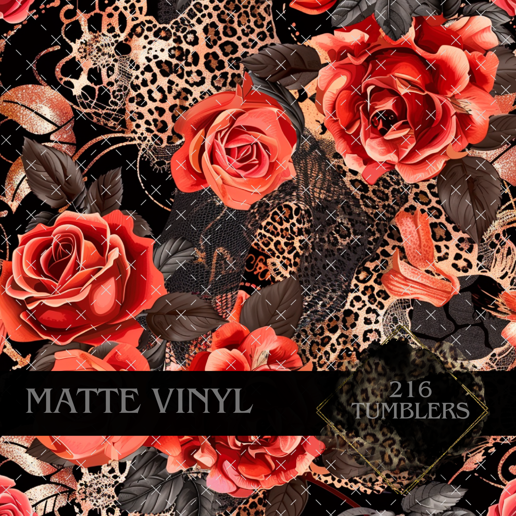 8035 RED LEOPARD ROSE