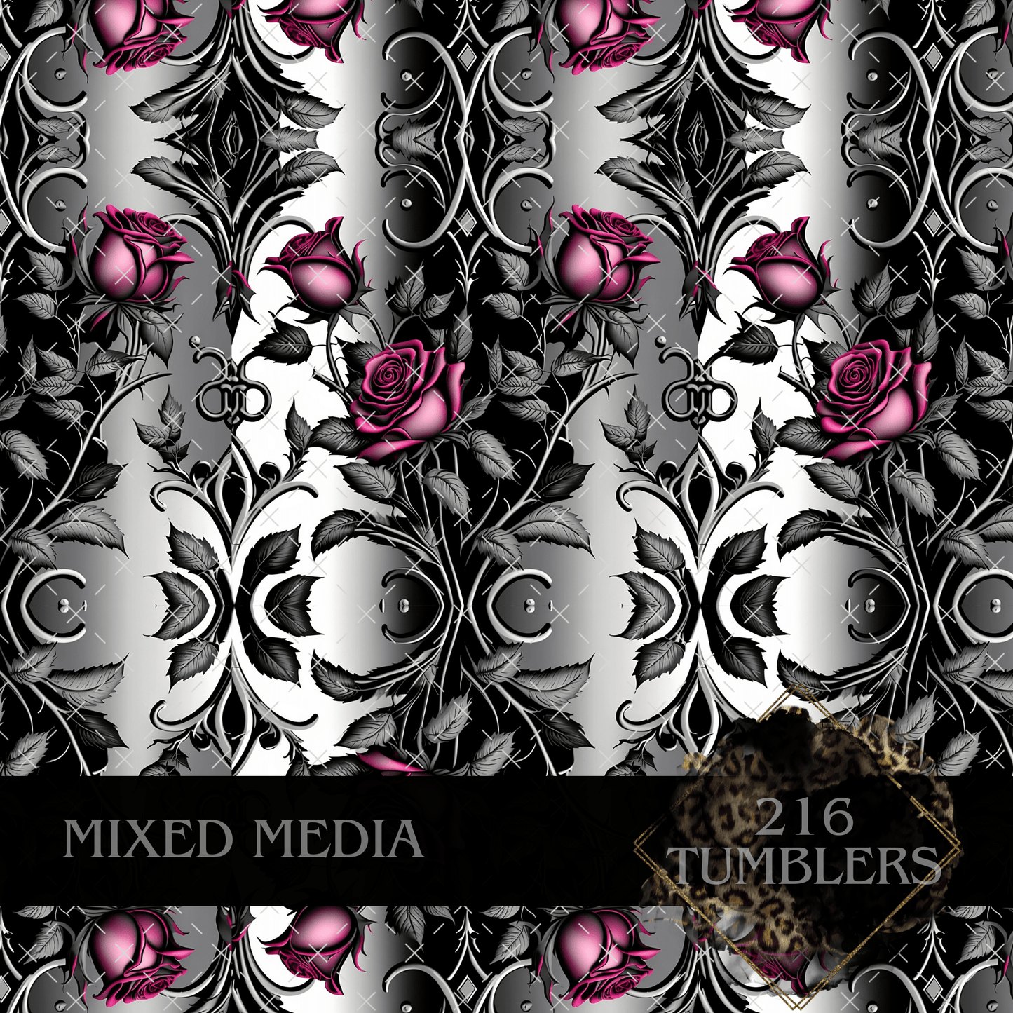 8036 GOTHIC ROMANCE - 216 Tumblers