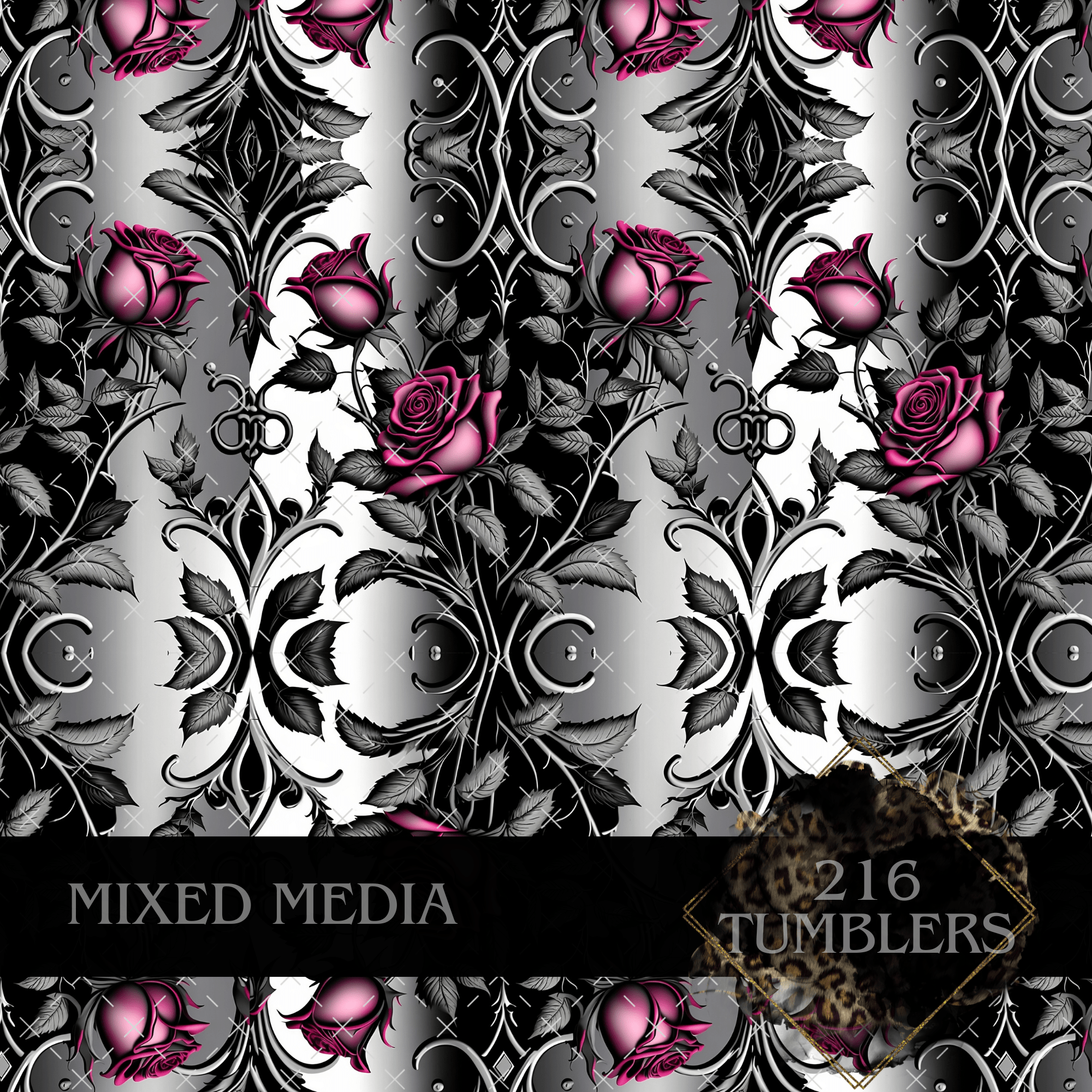 8036 GOTHIC ROMANCE - 216 Tumblers
