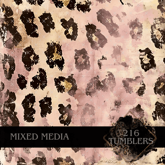 8067 LEOAPRD PASTEL - 216 Tumblers