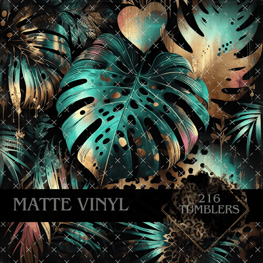 8077 LIQUID MONSTERA - 216 Tumblers