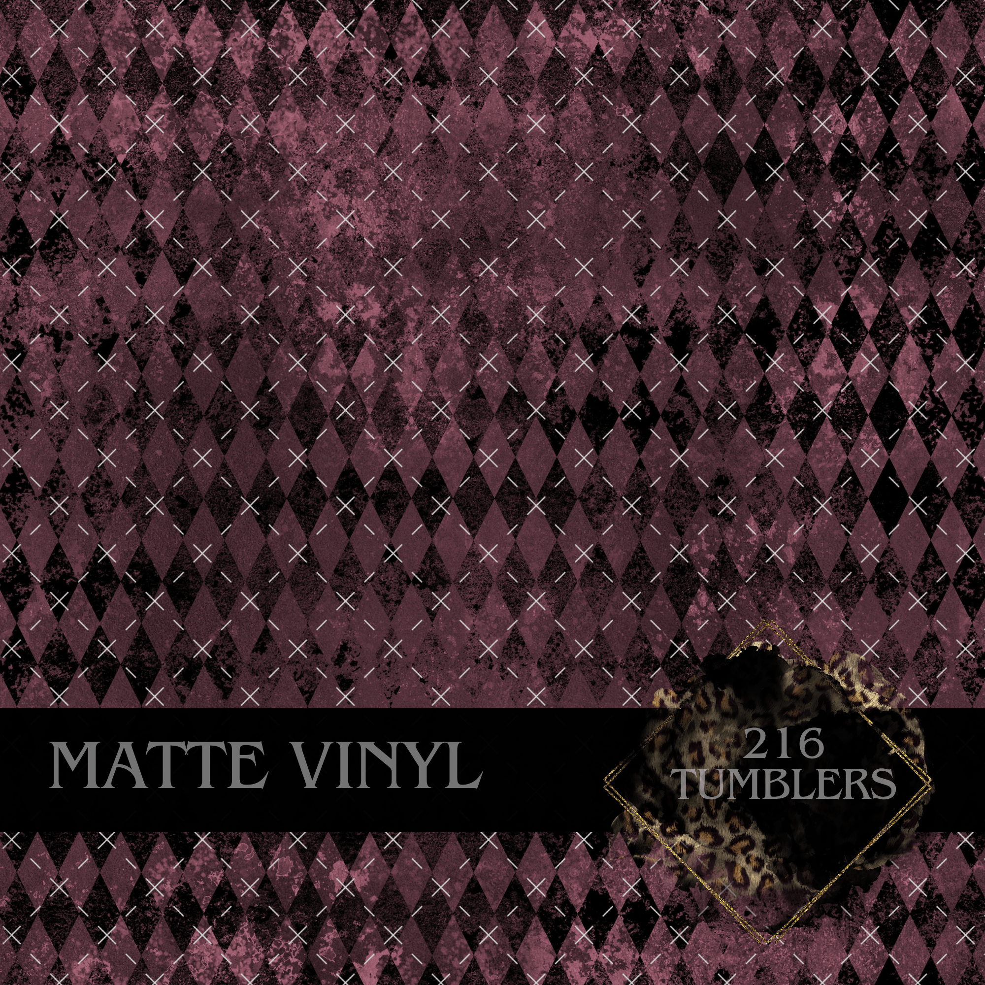 8088 GOTHIC ARGYLE - 216 Tumblers
