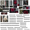 825 PATCHWORK WITH LINES (VINYL V721/723) - 216 Tumblers