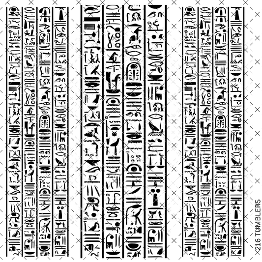 828 HIEROGLYPHICS - 216 Tumblers