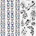 849 COLORED CHAINS AND ELEMENTS - 216 Tumblers