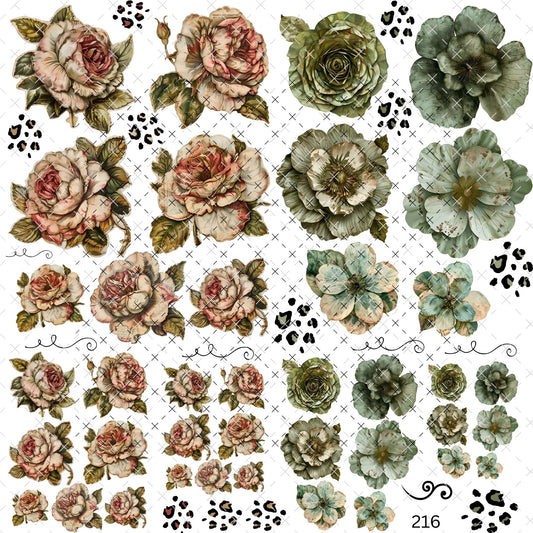 860 PATINA AND OTHER FLOWERS - 216 Tumblers