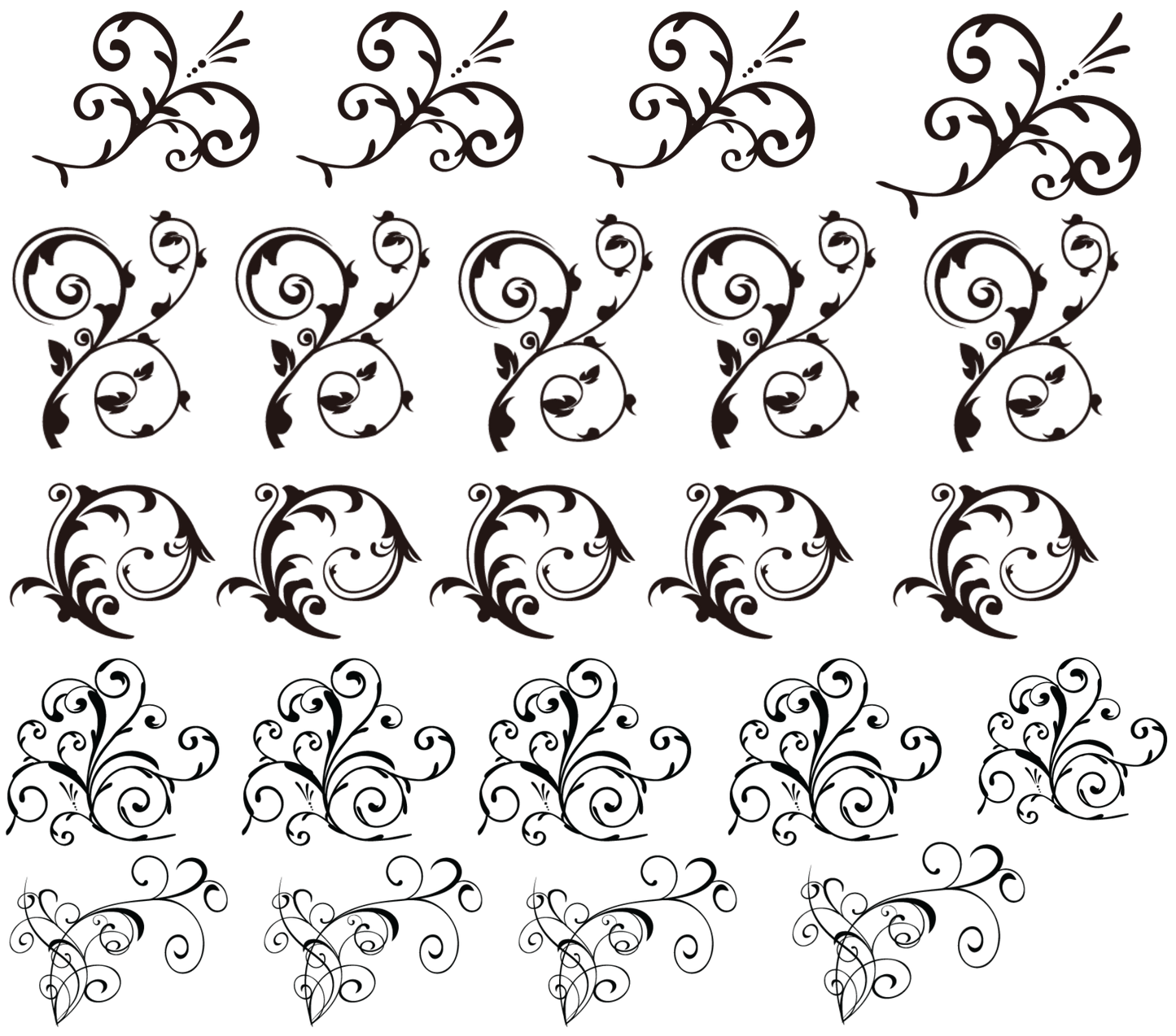 #20-86W WHITE INK  Tooled Leather Elements