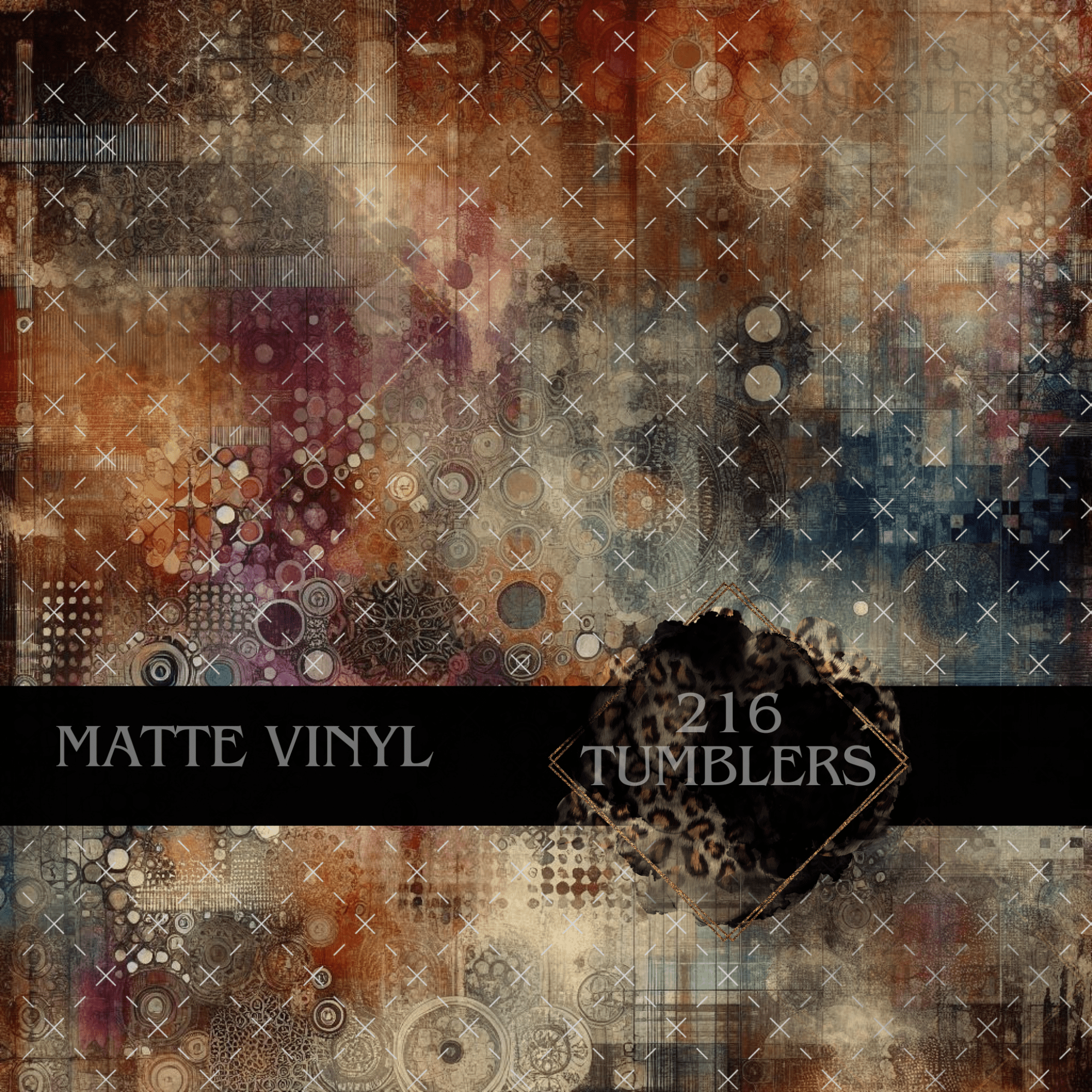 875 Rust Grunge - 216 Tumblers