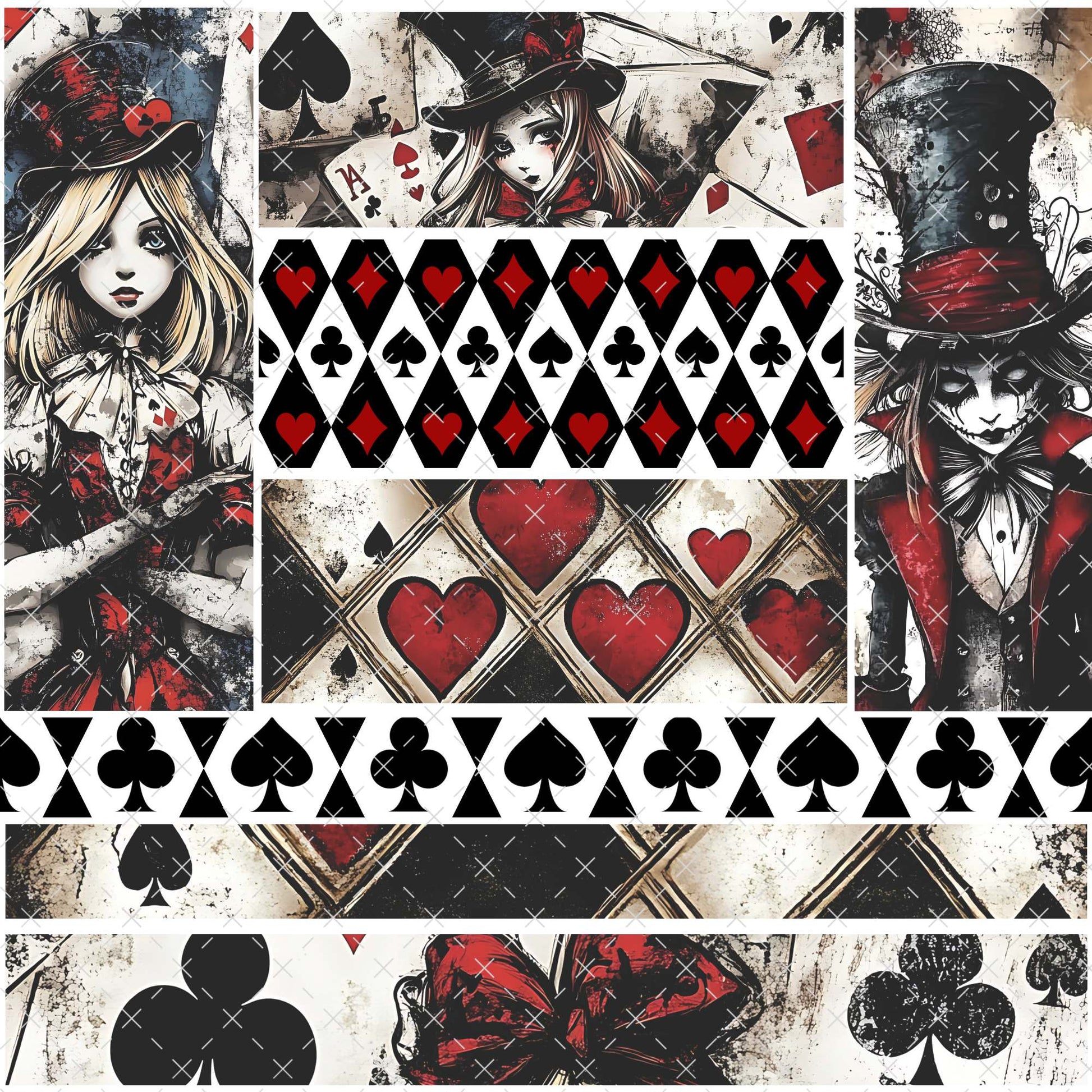 888 DARK ALICE - 216 Tumblers