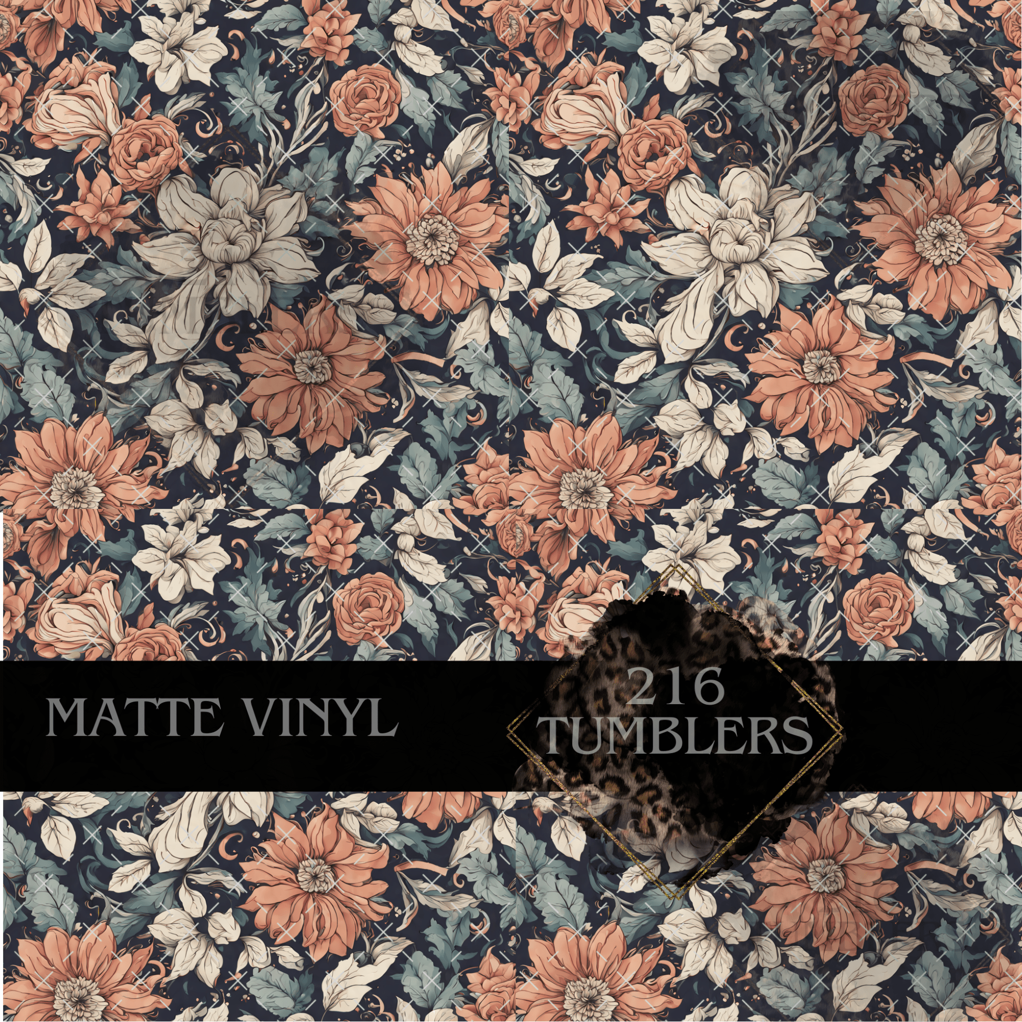 898 Floral - 216 Tumblers