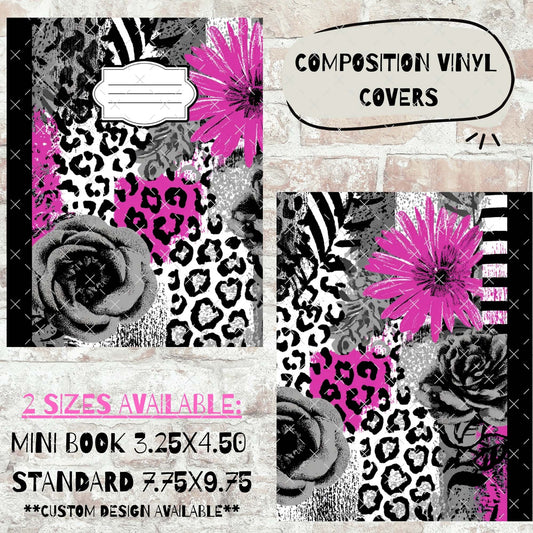 COMPOSITION BOOK VINYL - PINK MONOCHROME