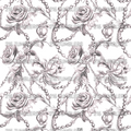 1075 PURPLE FLOWER STRAND W/PEARLS