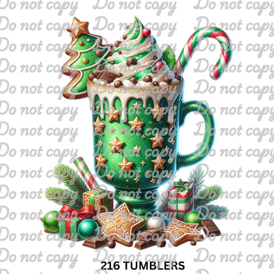 392 CHRISTMAS DECAL 4"