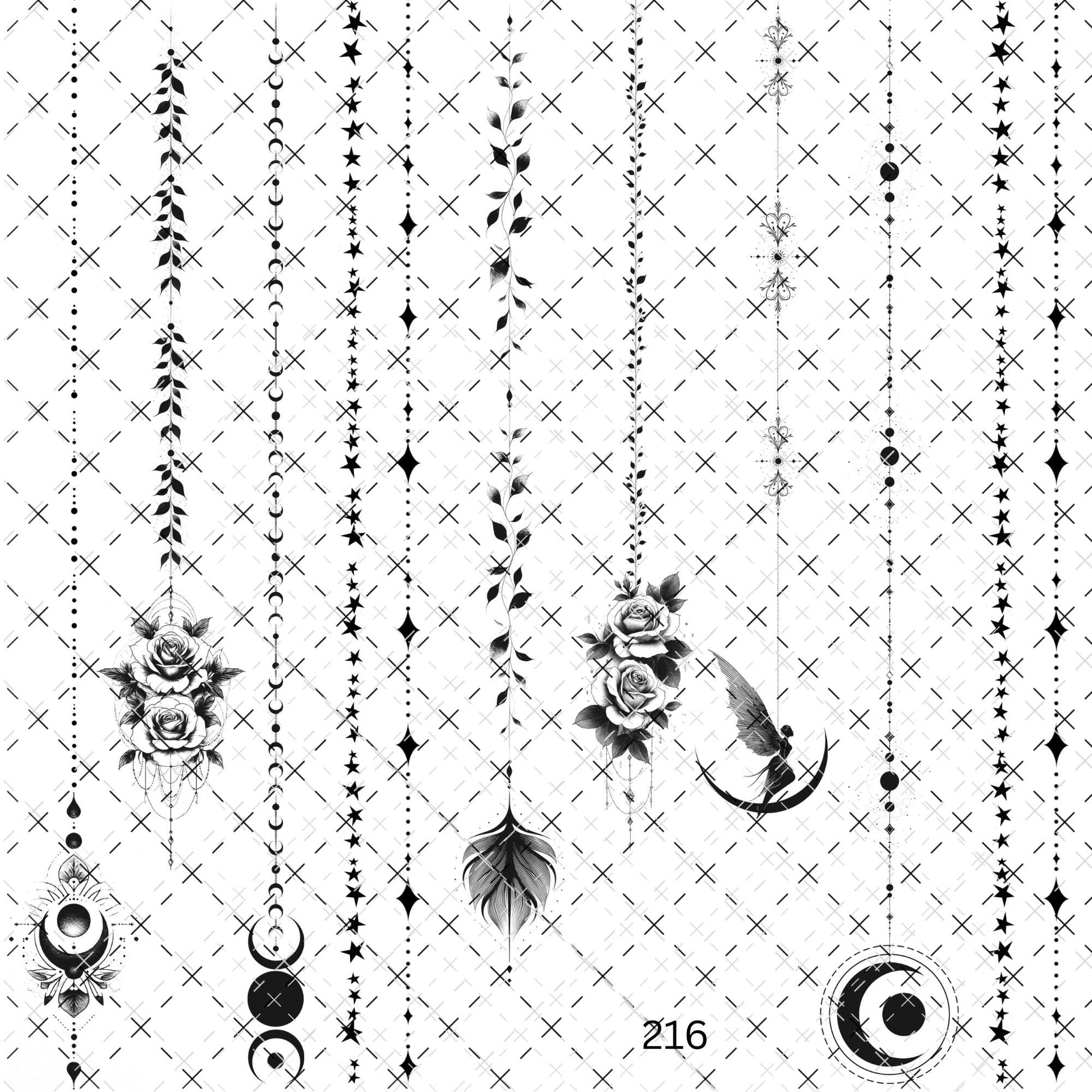 901 CELTIC LIKE DANGLES - 216 Tumblers