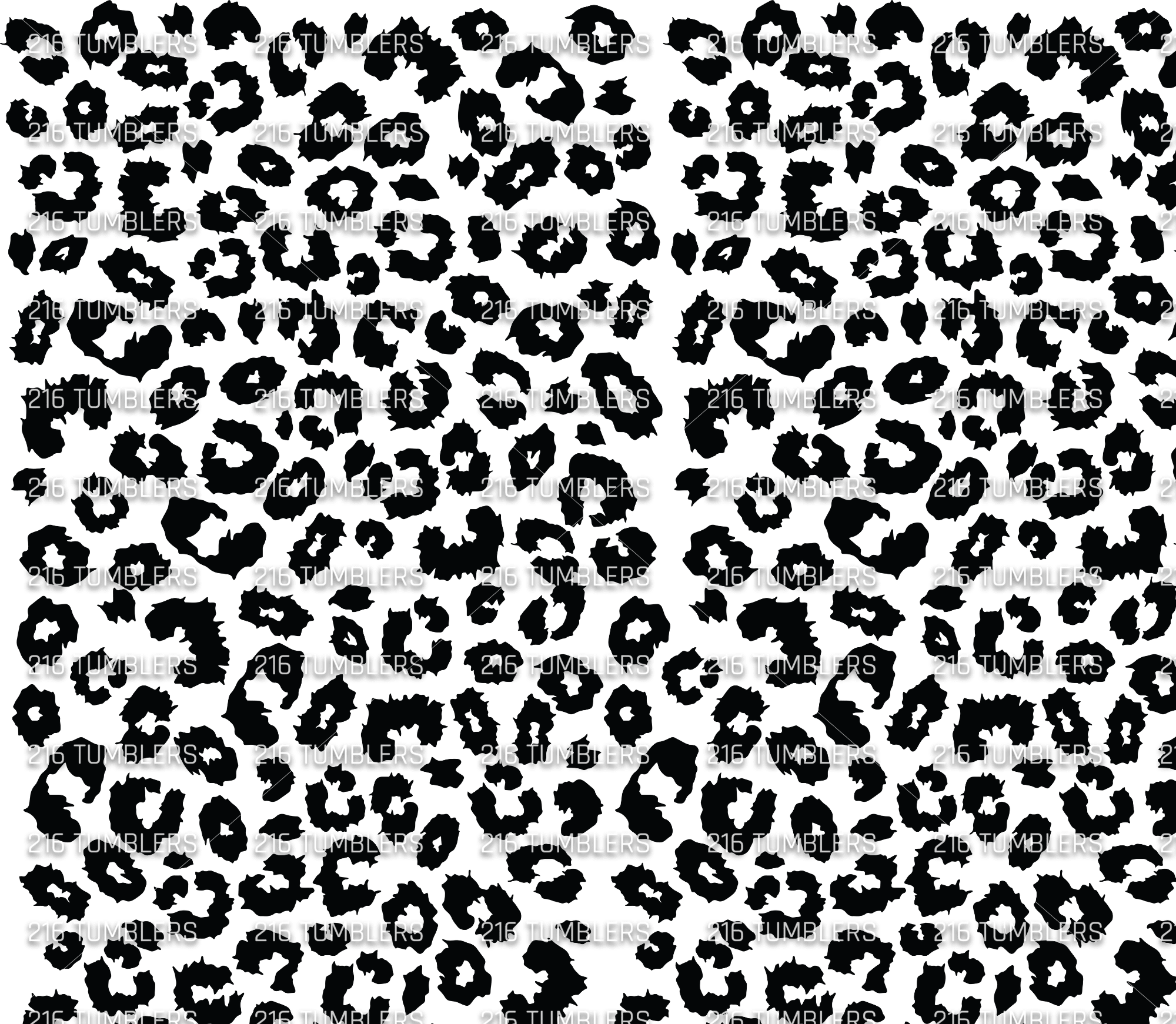 904 BLACK LEOPARD SPOTS - 216 Tumblers
