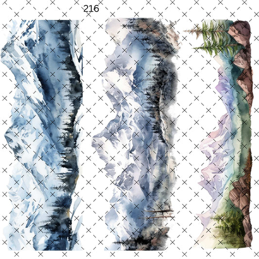 905 SCENE STRIPS - 216 Tumblers