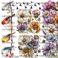 908 BIRDS AND FLOWERS - 216 Tumblers