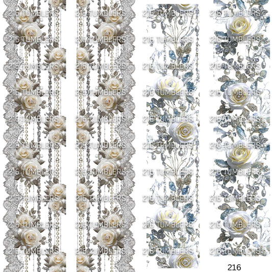 937 PEEK A BOO FLOWER STRANDS - 216 Tumblers