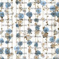 951 BLUE FLORAL STRANDS - 216 Tumblers