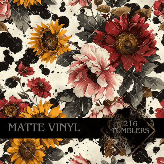 9550 COUNTRY FLORAL - 216 Tumblers