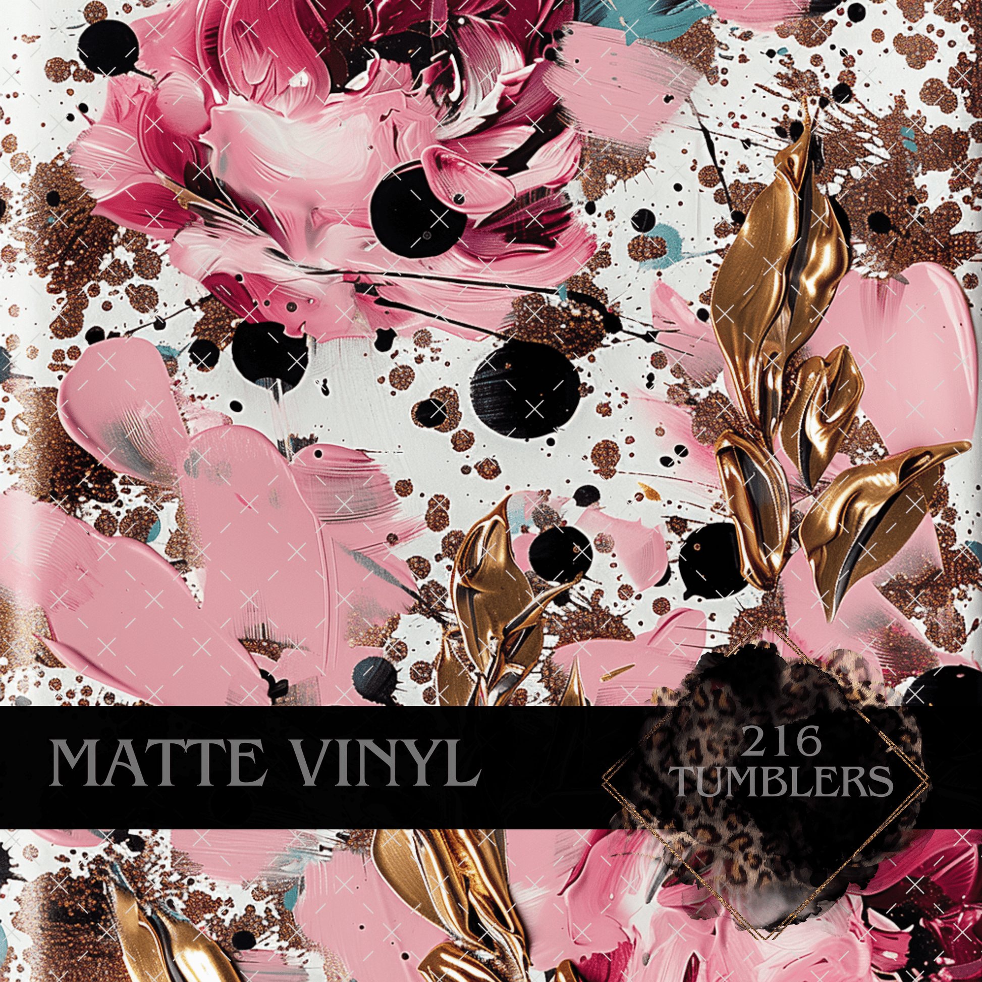 9555 ABSTRACT DELIGHT - 216 Tumblers