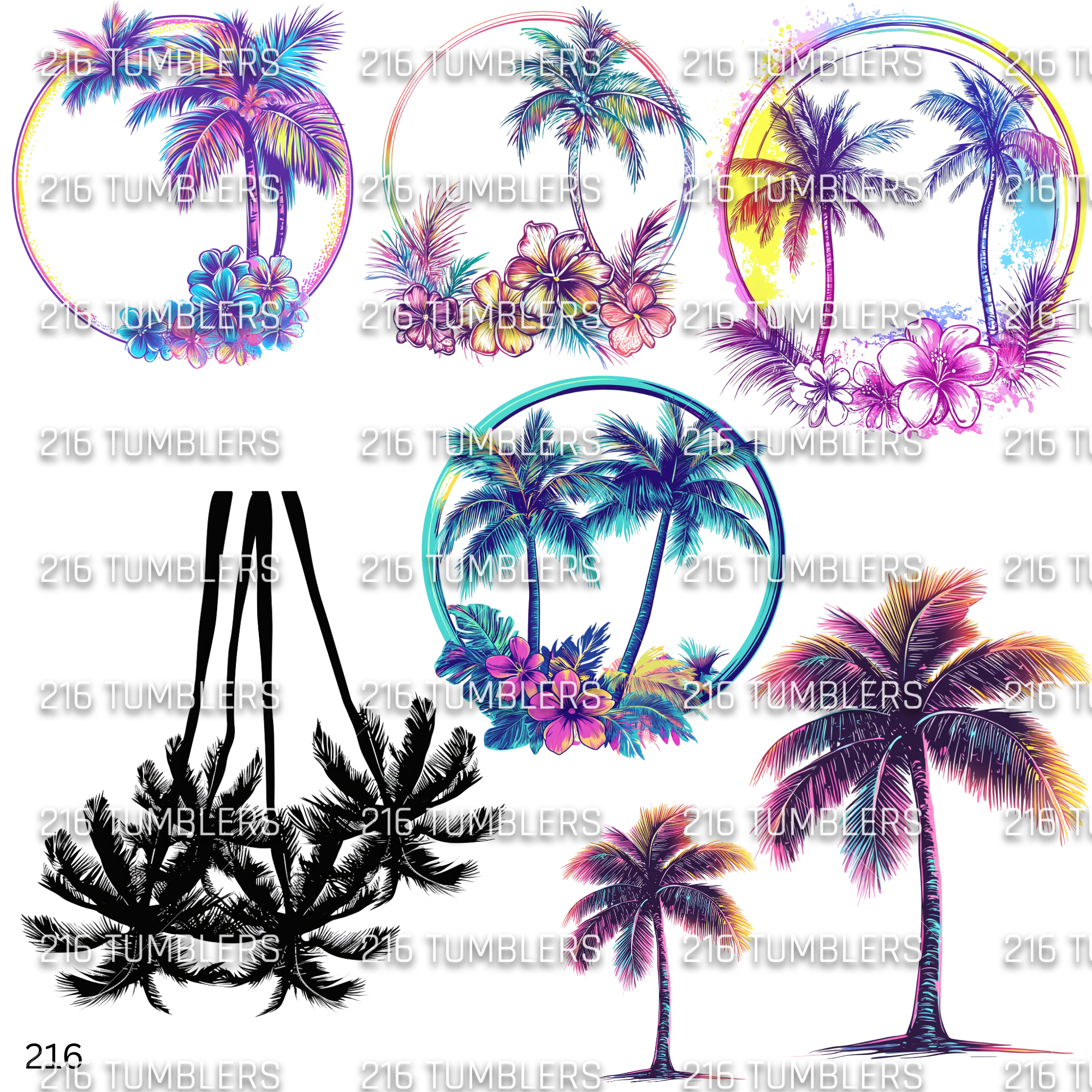 969 SUMMER NEON FUN - 216 Tumblers