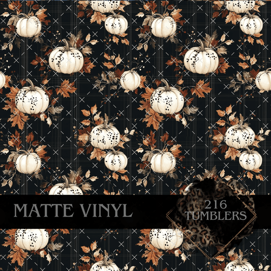 9704 PLAID PUMPKINS - 216 Tumblers