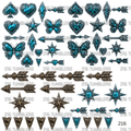 978 WESTERN TURQUOISE ELEMENTS - 216 Tumblers
